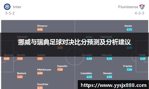 挪威与瑞典足球对决比分预测及分析建议